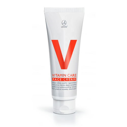 VITAMIN CARE FACE CREAM Lambre ВОССТАНАВЛИВАЮЩИЙ КРЕМ ДЛЯ ЛИЦА Ламбре C ПИТАТЕЛЬНЫМ КОМПЛЕКСОМ ВИТАМИНОВ VITAMIN CARE FACE CREAM Lambre ВОССТАНАВЛИВАЮЩИЙ КРЕМ ДЛЯ ЛИЦА Ламбре C ПИТАТЕЛЬНЫМ КОМПЛЕКСОМ ВИТАМИНОВ